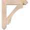 Ekena Millwork Imperial Arts and Crafts Smooth Bracket w/ Offset Brace, Douglas Fir, 7 1/2"W x 32"D x 36"H BKT0806X32X36IMP03SDF - alternate 2